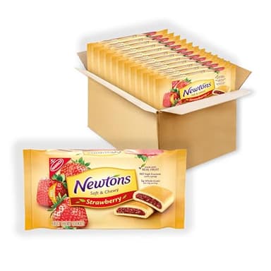 Newtons Soft & Fruit Chewy Strawberry Cookies, (Strawberry Bars), 12 - 10 oz Packs - Image 1