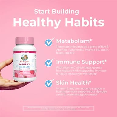 MaryRuth Organics Women's Immune Support Multivitamin Gummies | Ages 14+ | Skin Health | Gummy Vitamins for Women | Sugar-Free | Vegan | Non-GMO | 60 Count - Image 5