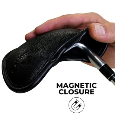 Callaway Golf Magnetic Iron Headcovers Black - Set of 10 Iron Headcovers to Protect Your Golf Clubs - Image 2