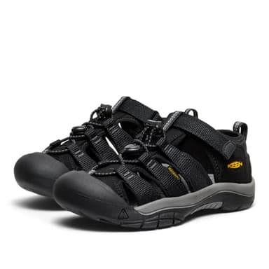 KEEN Newport H2 Closed Toe Water Sandals, Black Yellow, 13 US Unisex Little Kid - Image 4
