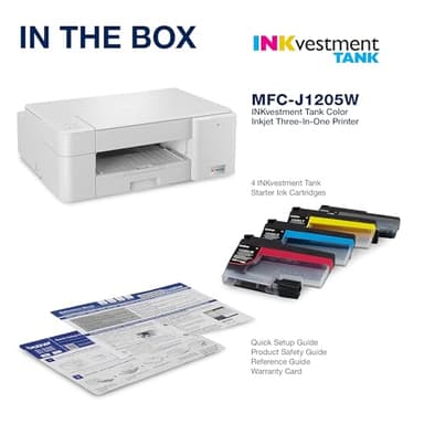 Brother MFC-J1205W INKvestment -Tank Wireless Multi-Function Color Inkjet Printer with Up to 1-Year in Box, Works with Alexa - Image 8