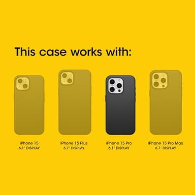 OtterBox iPhone 15 Pro (Only) Commuter Series Case - GET Your Greens, Slim & Tough, Pocket-Friendly, with Port Protection - Image 2