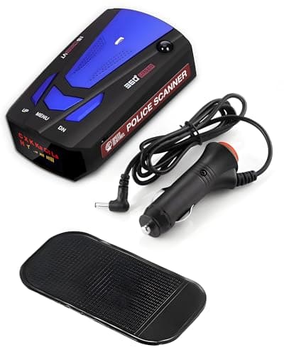 Speed Sentinel Radar Detector – 360° Police Speed Sentinel Radar Detectors for Cars with Voice Alerts, City & Highway Modes, False Alert Filtering VG-2 Immunity - Image 1