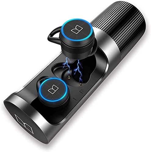 MONSTER Clarity 101 AirLinks Wireless Earbuds, Bluetooth 5.0 in-Ear Headphones with Charging Case, Stereo Earphones Deep Bass Sound, IPX5 Waterproof, Built-in Mic, Clear Call, Secure Fit for Sports - Image 1