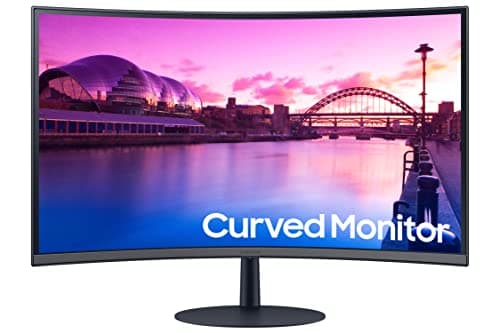 Samsung 32-Inch S39C Series FHD Curved Gaming Monitor, 75Hz, AMD FreeSync, Game Mode, Advanced Eye Comfort, Frameless Display, Built in Speakers, Slim Metal Stand, LS32C392EANXGO, Black - Image 1