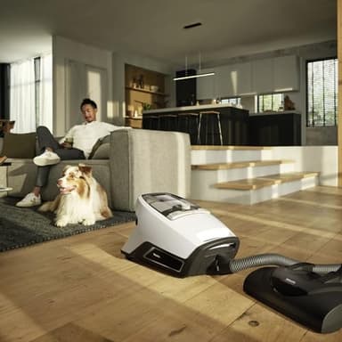 Miele Blizzard CX1 Cat & Dog Bagless Canister Vacuum, Lotus White - Pet Hair, Portable - Image 12