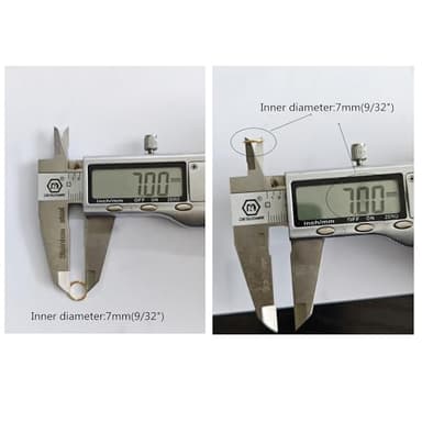 ORANGELOVE Gold Nose Rings 18 Gauge Cartilage Helix Tragus Daith Rook Earrings Piercing Jewelry Septum Clicker 7mm Nose Hoop Ring - Image 2