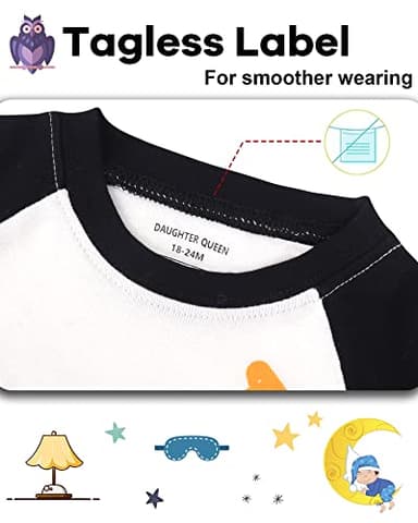 DAUGHTER QUEEN Boys Pajamas 18-24 Months Summer PJs Excavator Pj Sets Baby Toddler Cotton Short Sleeve Sleepwear Jammies Construction Clothes Outfits 18m/Mo, 24m/Mth - Image 2