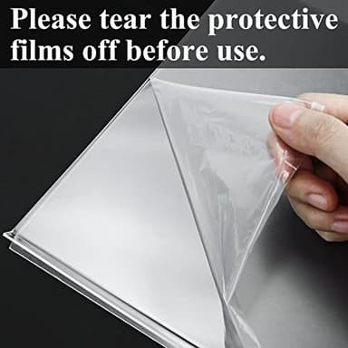 Acrylic Sign Holder 8.5x11 Vertical,Clear Double-Sided Stand Plastic Picture Frames Paper Holder Menu Table Display Stand Flyer Document Holder TableTop Sign Holder for Home, Store Office,2Pack - Image 3