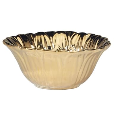 Certified International Gold Coast Sunflower 3-D 6.25" Ice Cream/Dessert Bowls,Set of 4 - Image 2