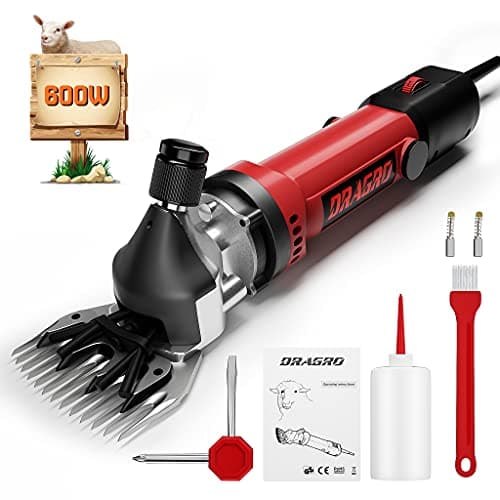 Dragro Sheep Clippers 600W, Professional Animal Shearing Machine, Farm Livestock Grooming Kit, Heavy Duty Electric Clippers for Thick Coat Animals (Sheep Clippers-600W) - Image 1