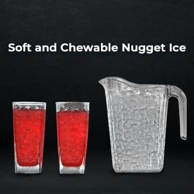 Deco Chef Self Dispensing Nugget Ice Maker Countertop, 46LB Per Day Automatic Chewable Ice, 1.8LB Per Hour, Additional 2-Year CPS Protection Plan Included - Image 3