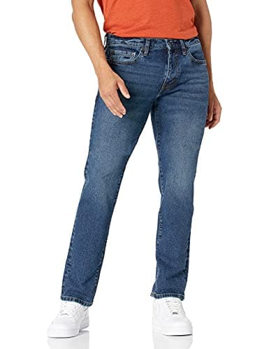 Amazon Essentials Men's Slim-Fit Jeans - Discontinued Colors, Vintage Wash, 31W x 34L - Image 1