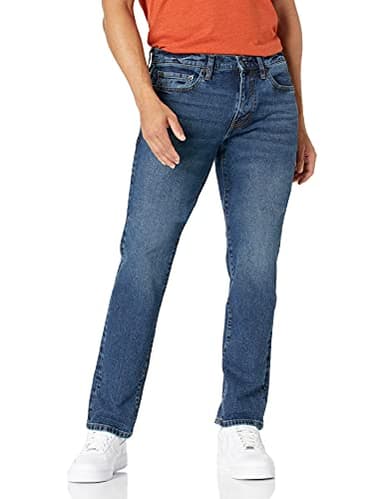 Amazon Essentials Men's Slim-Fit Jeans - Discontinued Colors, Vintage Wash, 31W x 34L - Image 1