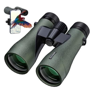 12X50 Professional Binoculars for Adults High Power with Phone Adapter, HD Binoculars with BaK4 prisms, Super Bright Lightweight & Waterproof Binocular Perfect for Bird Watching, Hunting, Stargazing - Image 1