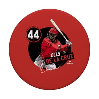 Elly De La Cruz | Cincinnati MLB Players League | MLBCRU4023 PopSockets Adhesive PopGrip - Image 3