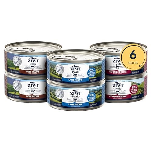 ZIWI Peak Wet Cat Food Variety Pack - Venison, Beef, and Lamb, 6 Pack (3oz Each) - Image 1