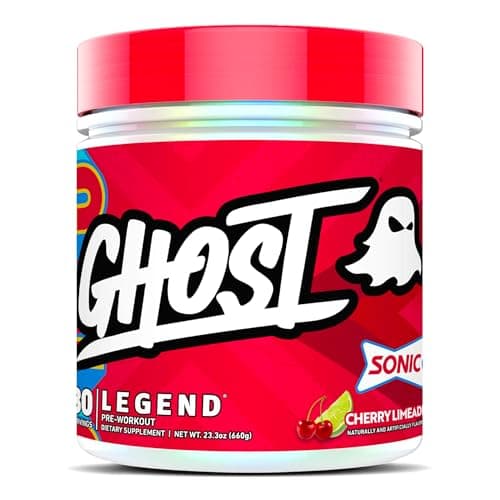 GHOST Legend Pre Workout Powder, Sonic Cherry Limeade - 30 Servings – Pre-Workout for Men & Women with Choline, L-Citrulline, & Beta Alanine for Energy & Focus - Image 1