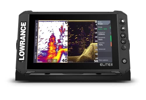 Lowrance Elite FS 9 Fish Finder with Active Imaging 3-in-1 Transducer, Preloaded C-MAP Contour+ Charts - Image 1