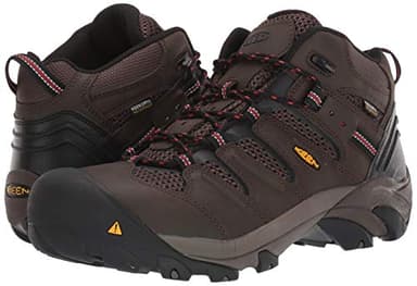 KEEN Utility Men's Lansing Mid Height Steel Toe Waterproof Work Boots, Cascade Brown/Brindle, 10.5 US - Image 7