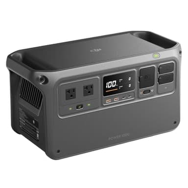 DJI Power 1000 Portable Power Station, 1024Wh LiFePO4 Battery, 2200W (Peak 2600W) AC/140W USB-C Output, 23db Ultra-Silent, Solar Generator For Home Backup, Camping(Solar Panel Optional) - Image 1