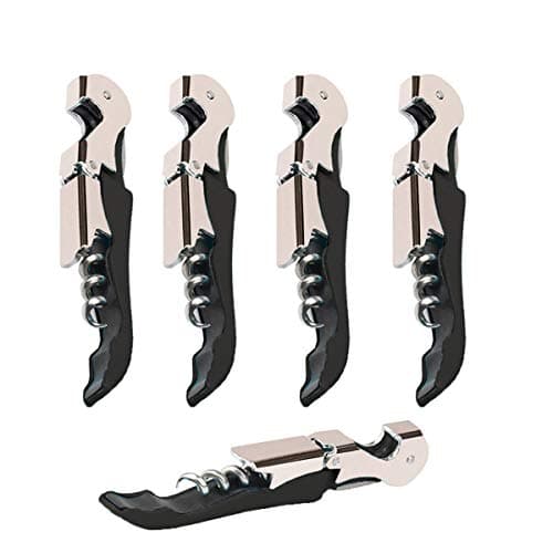 Kit-Home Professional Waiter Corkscrew Wine Openers Set (4 PCS),Upgraded with Heavy Duty Stainless Steel Hinges Wine Key for Restaurant Waiters, Sommelier, Bartenders - Image 1