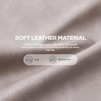 POIUGOYA Crossbody Purses for Women Trendy,Vegan Leather Medium Crossbody Bag,Women's Crossbody Travel Purse Built in Wallet - Image 7