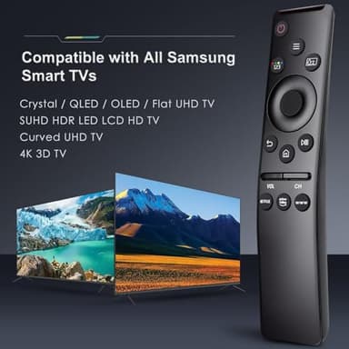 Universal Remote Control Compatible for All Samsung TV LED QLED UHD SUHD HDR LCD Frame Curved Solar HDTV 4K 8K 3D Smart TV Remote Replacement, with Buttons for Netflix, Prime Video, WWW - Image 2