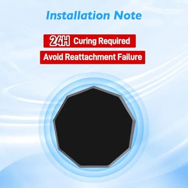 CERCGVEL 4Pcs/6Pcs Adhesive Metal Piece Compatible with Garmin Low-Profile Magnetic Mount, Compatible with Dash Cam Mount 45/46/47/55/56/57/65W/66W/67W/Tandem/Speak Plus (Not Include Support) (4 Pcs) - Image 5