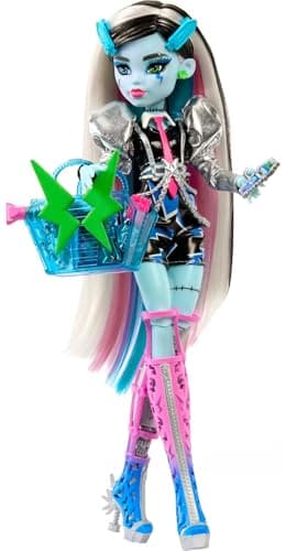Monster High Doll, Amped Up Frankie Stein Rockstar with Instrument & Performance-Themed Accessories Like Headphones - Image 4