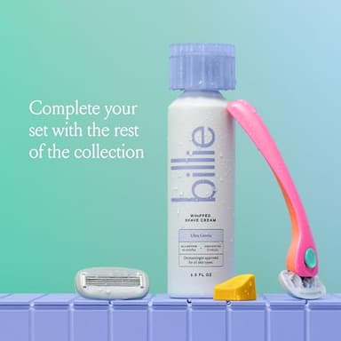 Billie Whipped Shave Cream - Ultra Gentle Protection - Fragrance-Free & Dermatologist-Approved - Designed for Sensitive Skin - 6.5 fl oz - Image 7