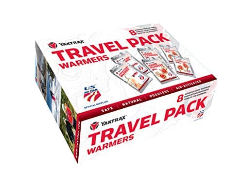 Yaktrax Warmers Travel Pack: 8 Pairs of Hand Warmers, 8 Body Warmers, 8 Pairs of Toe Warmers - Image 1