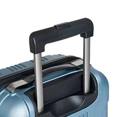 Kenneth Cole REACTION Out of Bounds Lightweight Hardshell 4-Wheel Spinner Luggage, Granite Blue, 28-Inch Checked - Image 13