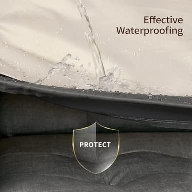 Bestalent Patio Furniture Covers Waterproof,Outdoor 3-Seater Sofa Cover Fits up to 79W x 38D x 35H inches - Image 5