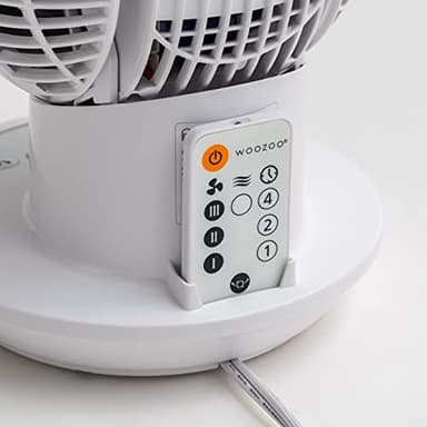 IRIS USA WOOZOO Air Circulator Fan with Remote, Oscillation, 3 Speeds, 52ft Max Air Distance, Adjustable Tilt, Quiet Motor, Small Fan for Bedroom, Office, Dorm, White - Image 5