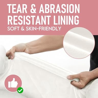 OhGeni Orthopedic Dog Couch Pet Sofa Large Sized Cat Beds with Comfort Foam Support, Soft Comfortable Fabric, Machine Washable Waterproof Removable Cover, 35-Inch (Pink) - Image 5