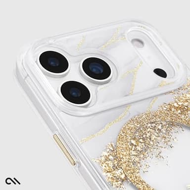 Case-Mate iPhone 17 Pro Max Case [Compatible with MagSafe] - Stylish Marble Phone Case with 12ft Drop Protection - Premium Magnetic Cover for iPhone 17 Pro Max - Karat Granite - Image 7