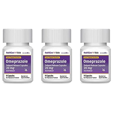 HealthCareAisle Omeprazole 20 mg, 42 Delayed-Release Capsules - Acid Reducer, Treats Frequent Heartburn, 42 Count (Pack of 1) - Image 3