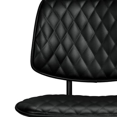 SIMPLIHOME Raya Contemporary 16 inch Counter Height Stool (Set of 2) in Black Vegan Faux Leather for The Dining Room and Kitchen - Image 12