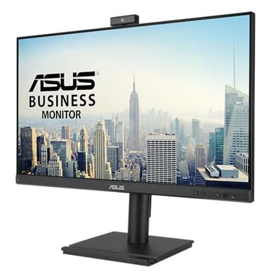 ASUS 24” 1080P Video Conferencing Monitor (BE249QFK) - IPS, 100Hz, Frameless, Full HD Webcam, Mic Array, Speakers, Height Adjustable, Ergonomic Design, Eye Care, Wall Mountable, 3 yr Warranty - Image 12