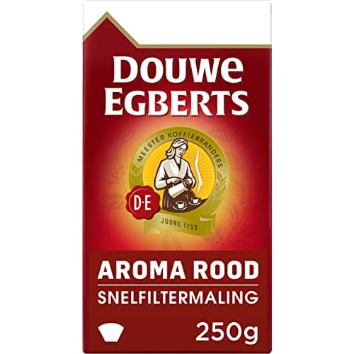 Douwe Egberts Aroma Rood Ground medium roast Coffee, 250g (Pack of 1)8.81 count