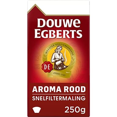 Douwe Egberts Aroma Rood Ground medium roast Coffee, 250g (Pack of 1)8.81 count