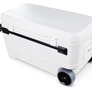 Igloo MaxCold Glide Coolers 110 QT, Insulated Portable Rolling Cooler with Soft Ride Wheels, 168 Can Capacity, Leak-Proof, 5-day Ice Retention - Image 11