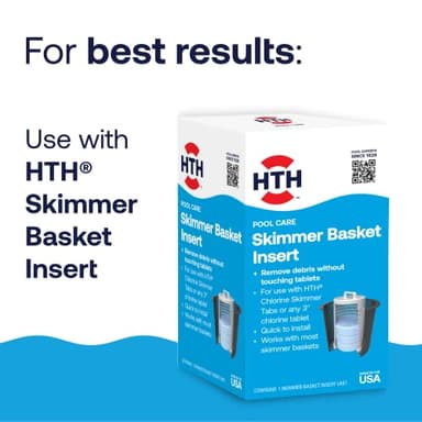 HTH 42056W Swimming Pool Care 3" Chlorine Tabs Ultra, Individually Wrapped Tablets, 8lb - Image 5