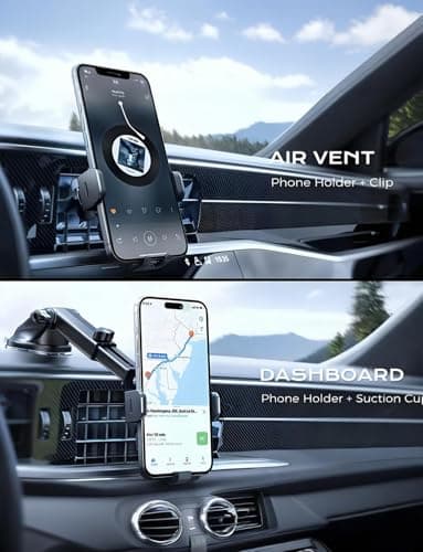 Wireless Car Charger, 2025 Upgrade 15W Fast Charging Auto Clamping Car Phone Holder Charger, Phone Holders for car, CHGeek,fit for iPhone 16 15 14 13 Mini Pro Max XR, Samsung Galaxy S25 Ultra - Image 2