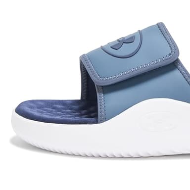 Under Armour Men's Ignite Pro 8, (044) Downpour Gray/White/Midnight Navy, 12, US - Image 4