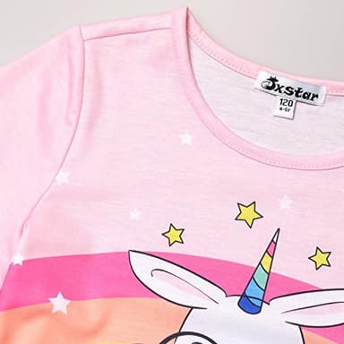 Summer Pajamas for Big Girl Size 10 11 Rabbit Pjs Sets Easter Day Clothes Pink - Image 3