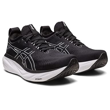 ASICS Women's Gel-Nimbus 25 Running Shoes, 12.5, Black/Pure Silver - Image 2