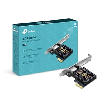 TP-Link 2.5GB PCIe Network Card (TX201) – PCIe to 2.5 Gigabit Ethernet Network Adapter, Supports Windows 11/10/8.1/8/7, Win Server 2022/2019/2016, Linux - Image 1