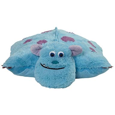 Pillow Pets Monsters Inc 16" Sulley Stuffed Animal, Disney Monsters University Plush Toy, Blue - Image 2